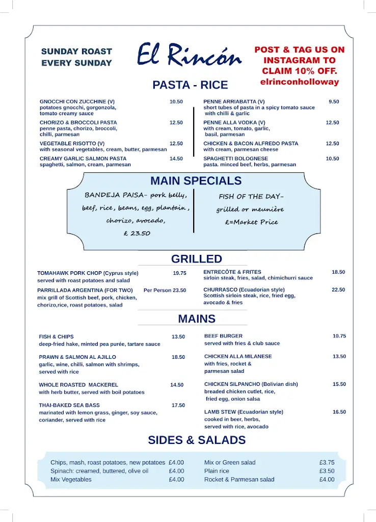 Menu_El Rincon Kitchen London_Holloway_image_3