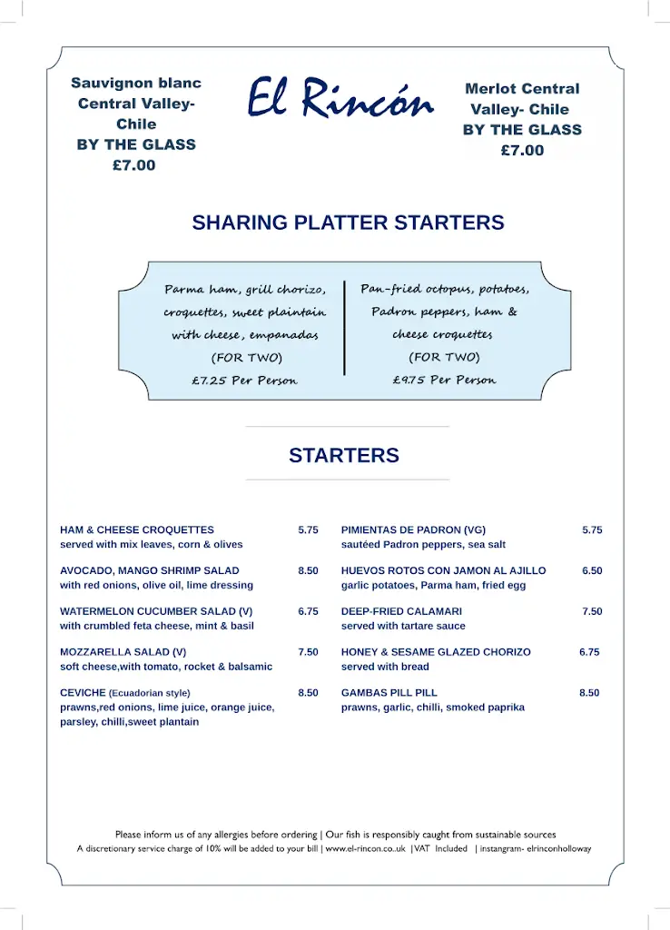 Menu_El Rincon Kitchen London_Holloway_image_4