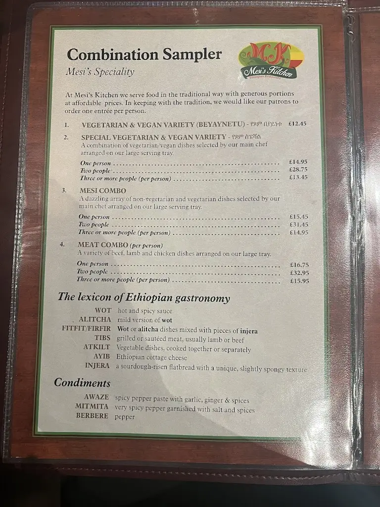 Menu_Mesi's Kitchen_Holloway_image_2