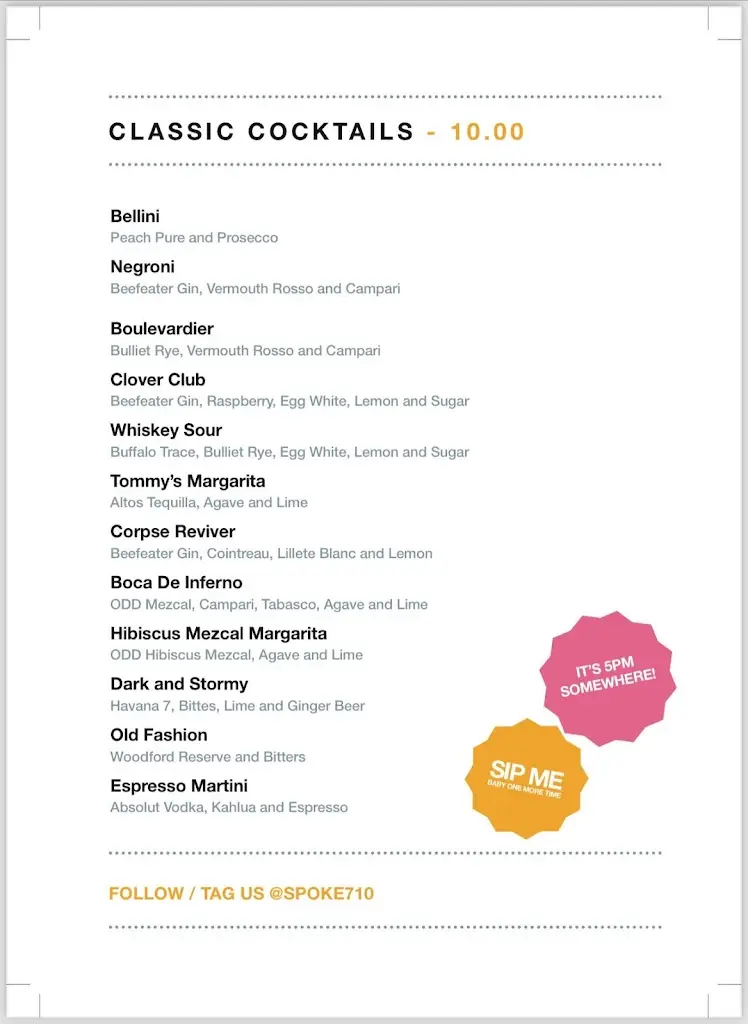 Menu_The Spoke_Holloway_image_4