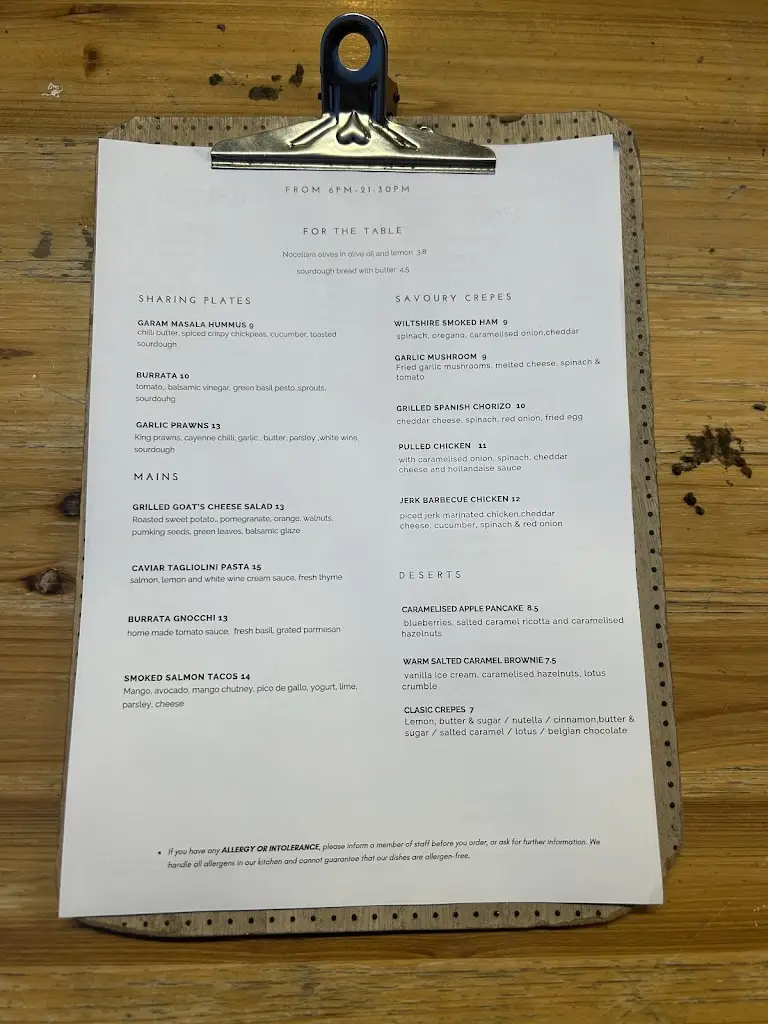 Menu_Miki's Paradise_Holloway_image_1