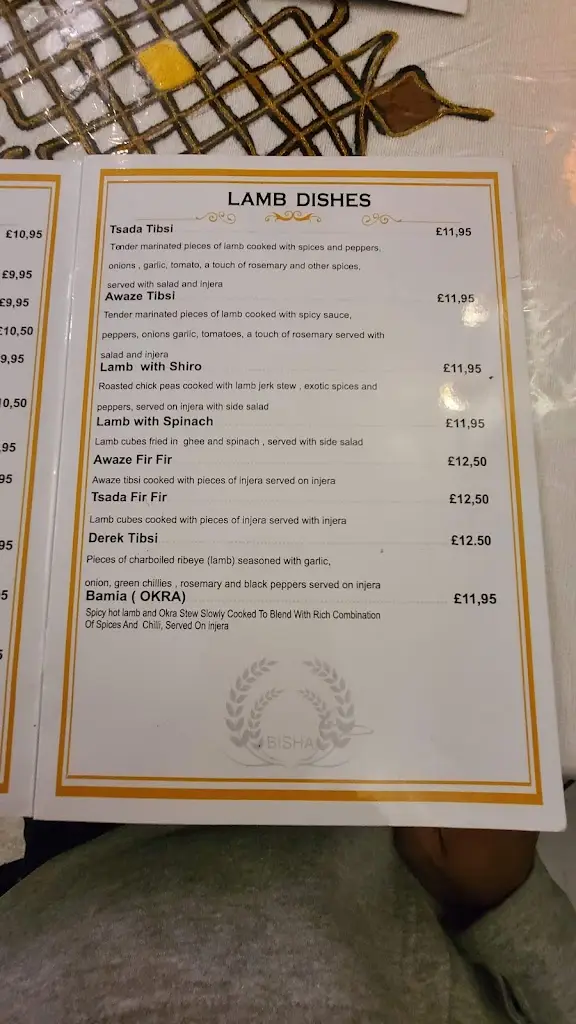 Menu_Bisha Eritrean Restaurant_Holloway_image_2