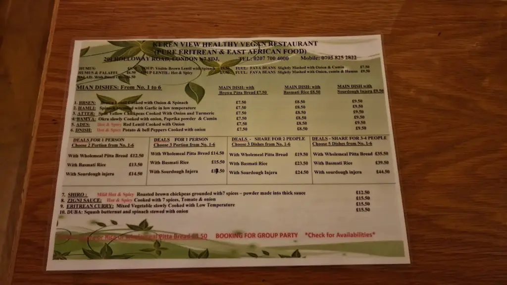 Menu_Keren View_Holloway_image_1