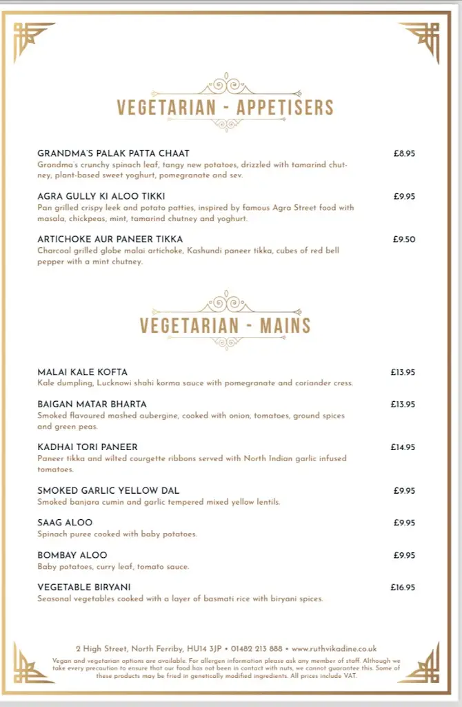 Menu_Ruthvika Spices & Kitchen - Fine Indian Dining_Holtby_image_3