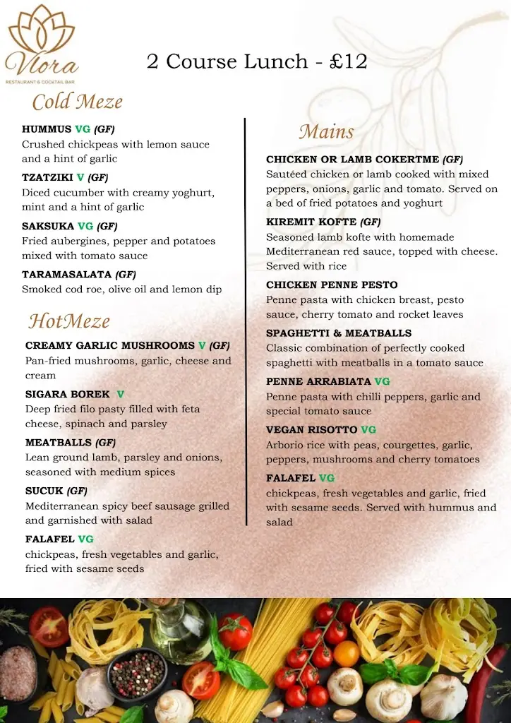 Menu_Vlora Restaurant and Cocktail Bar_Higham Ferrers_image_1