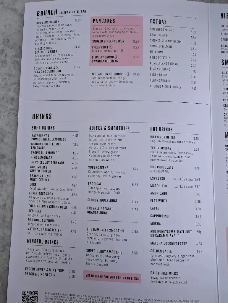 Menu_Bill's Rushden Lakes_Higham Ferrers_image_3