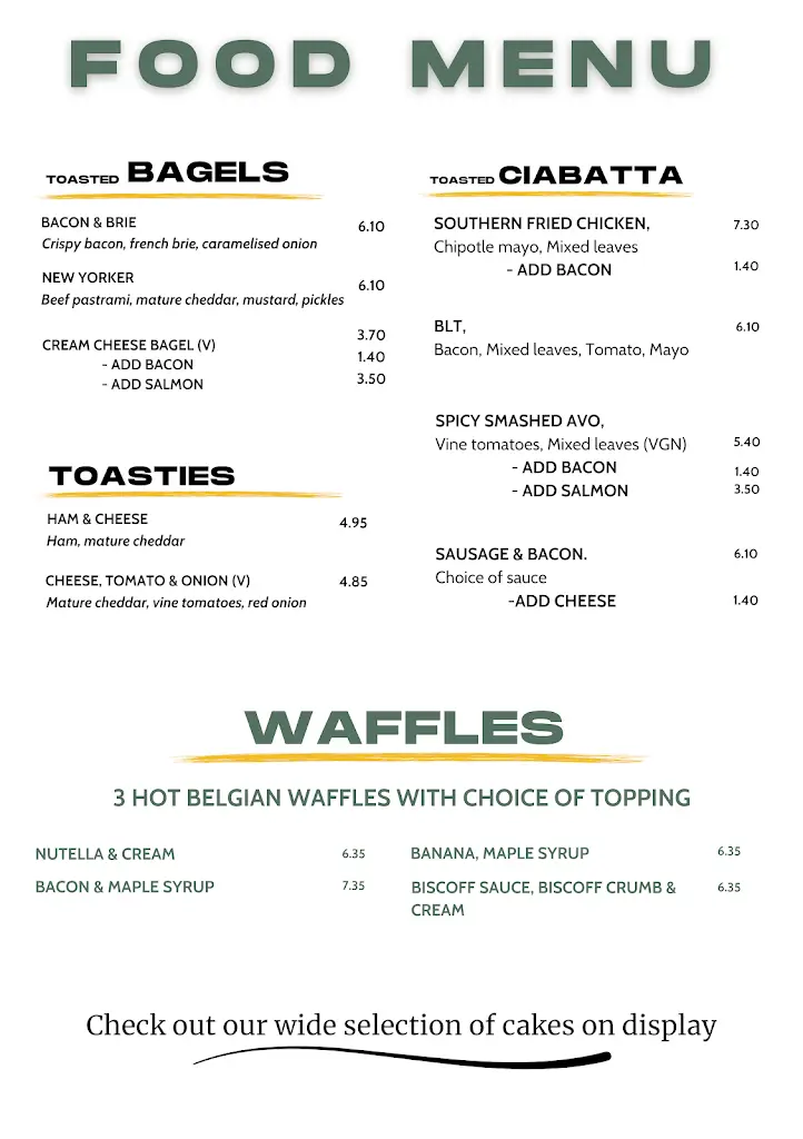 Menu_Happy Mondays Coffee Co._Higham Ferrers_image_1