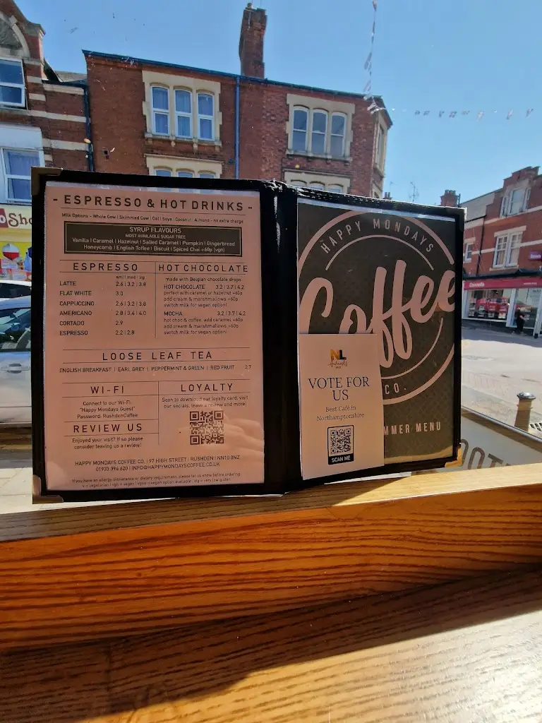 Menu_Happy Mondays Coffee Co._Higham Ferrers_image_4