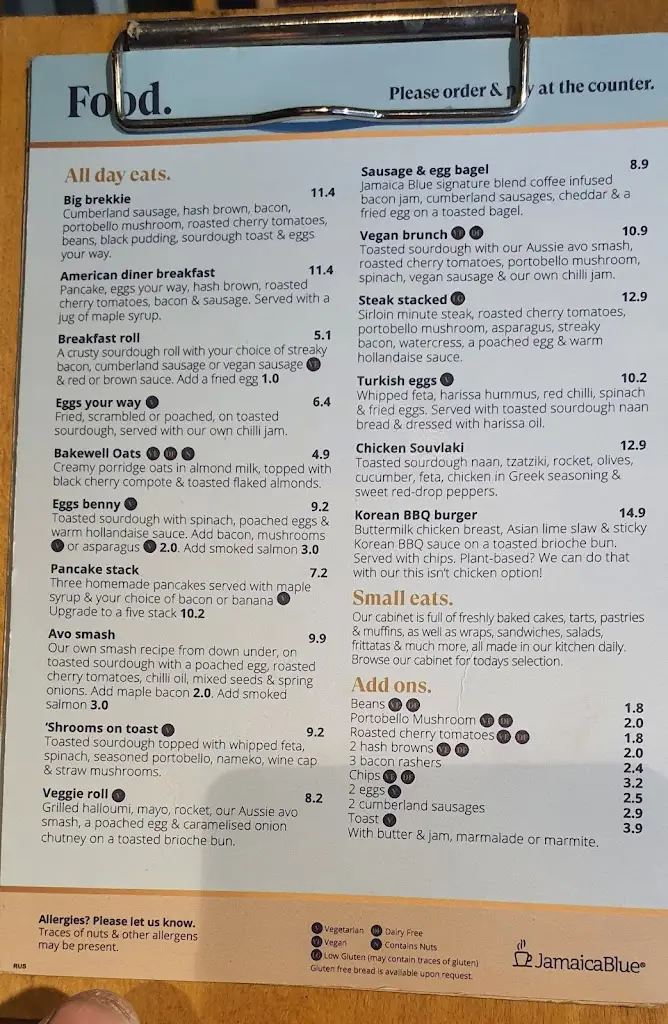 Menu_Jamaica Blue_Higham Ferrers_image_1