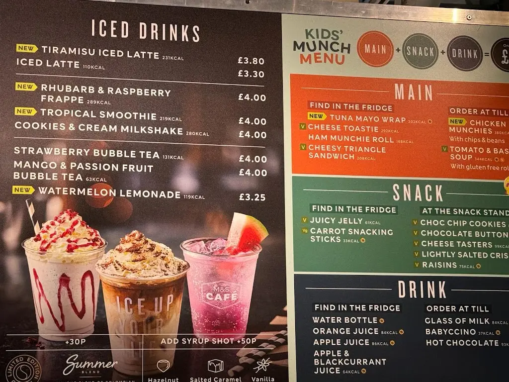 Menu_M&S Café Rushden Lakes_Higham Ferrers_immagine_1