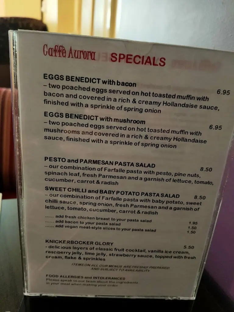 Menu_Cafe Aurora_Holbeach_image_1