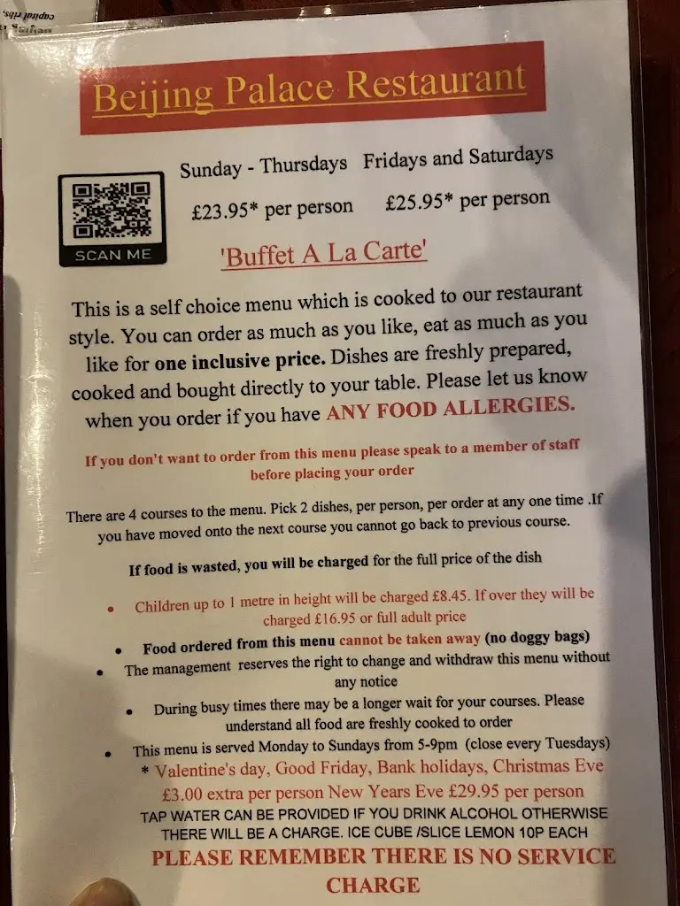 Menu_Beijing Palace Restaurant_Holbeach_immagine_1