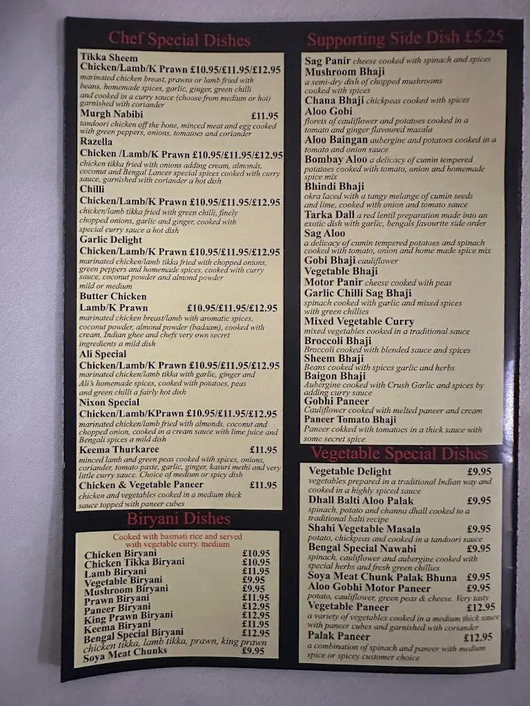 Menu_Bengal Lancer_Hollym_image_1