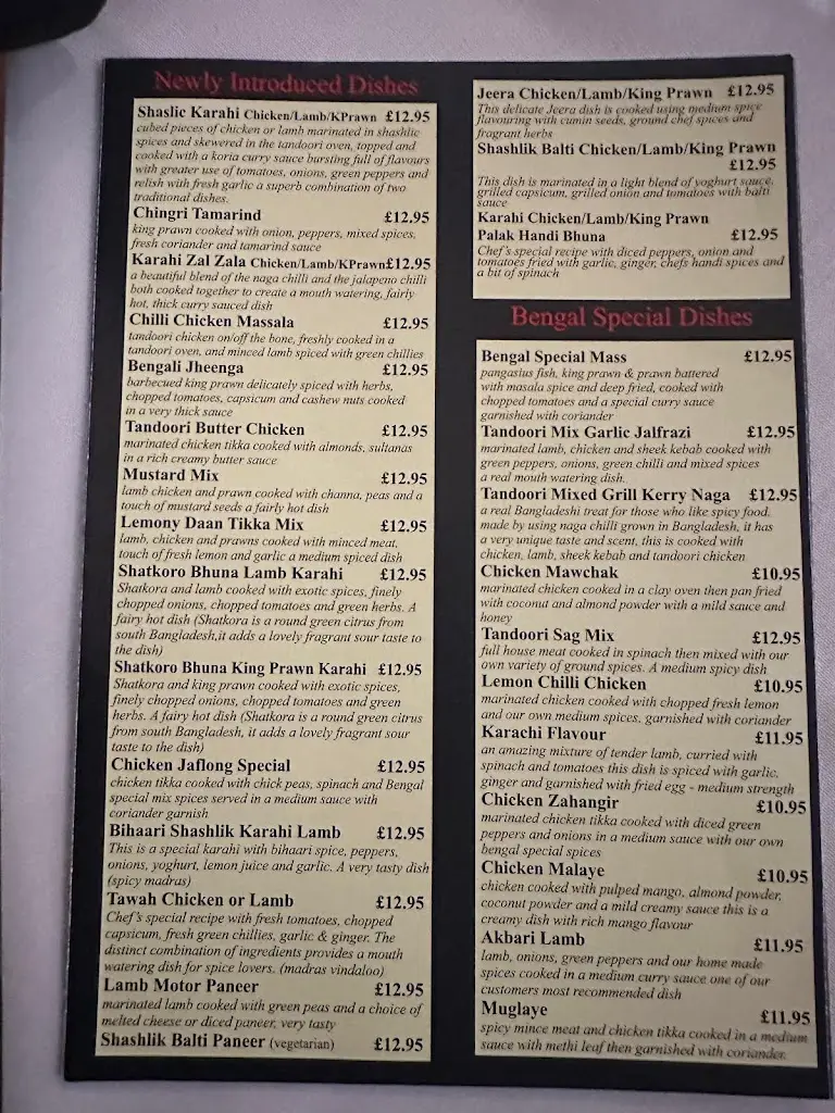 Menu_Bengal Lancer_Hollym_image_4