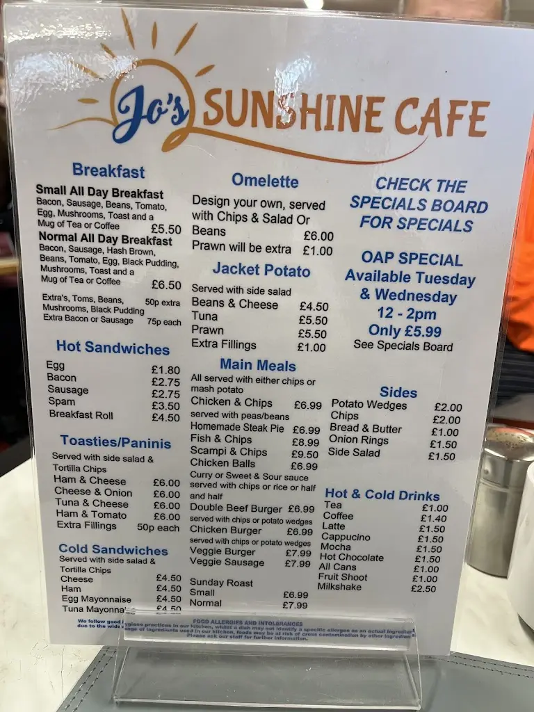 Menu_Sunshine Caf_Hollym_image_1