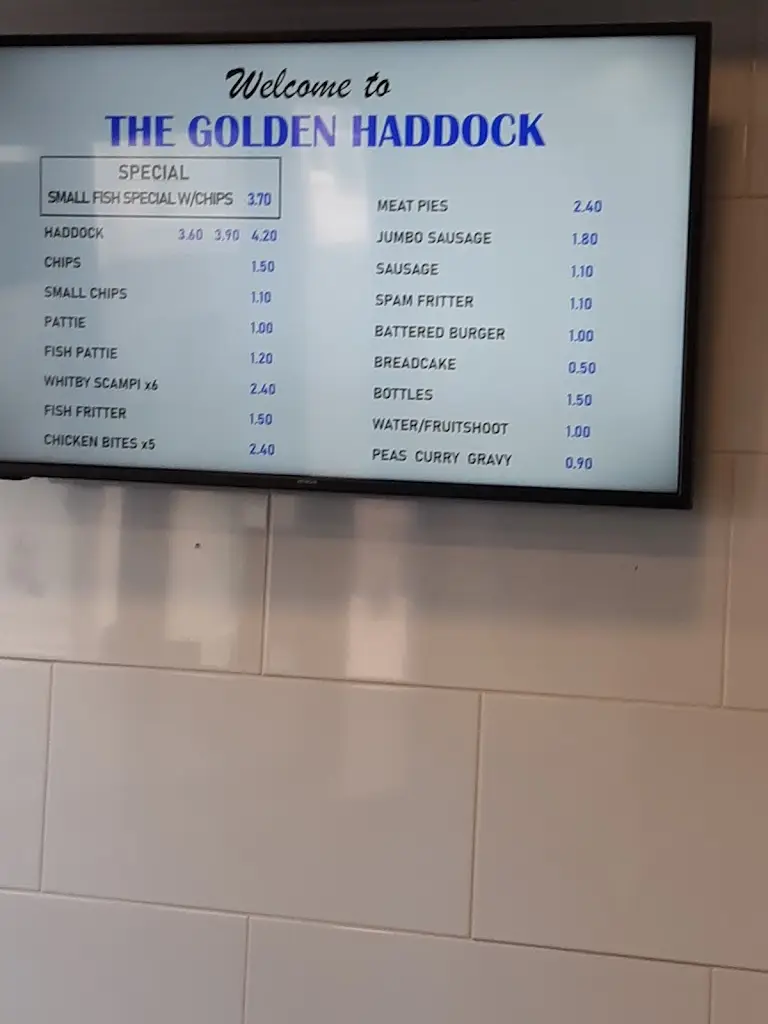 Menu_The Golden Haddock_Hollym_image_1