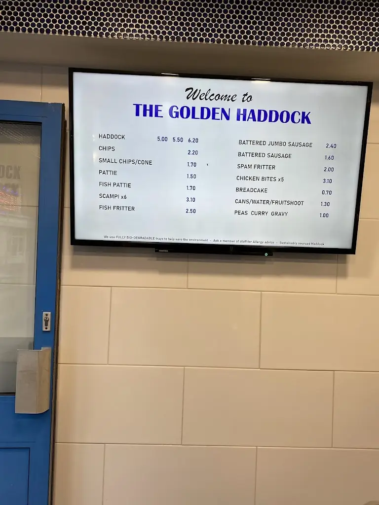 Menu_The Golden Haddock_Hollym_image_4