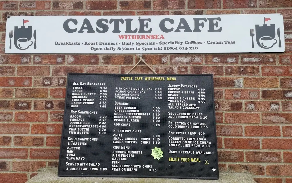 Menu_Castle Cafe Withernsea_Hollym_image_4