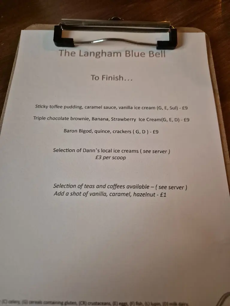Menu_The Langham Blue Bell_Holt_image_2