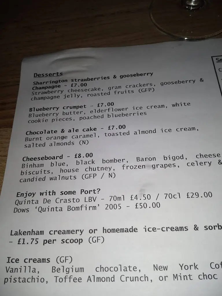 Menu_The Langham Blue Bell_Holt_image_4