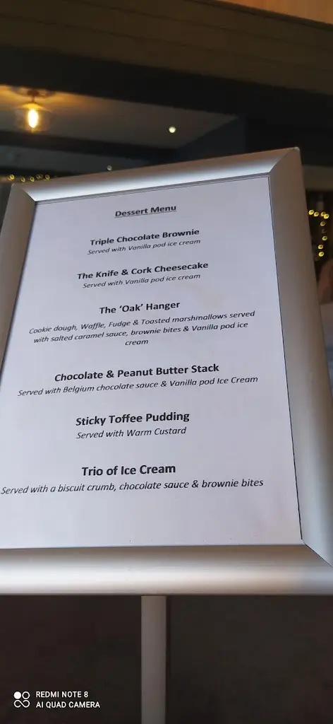 Menu_Royal Oak Inn & Knife & Cork Restaurant_Holton le Clay_image_1