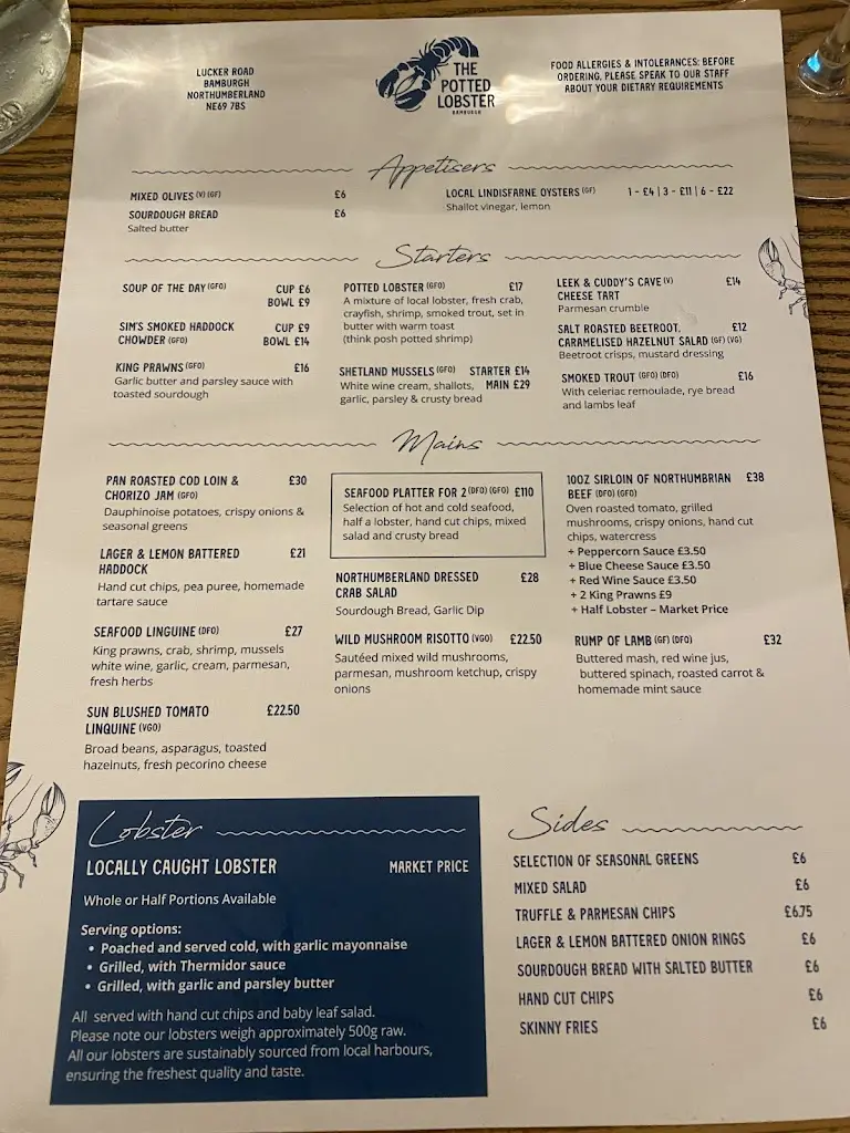 Menu_The Potted Lobster - Bamburgh_Bamburgh_image_2