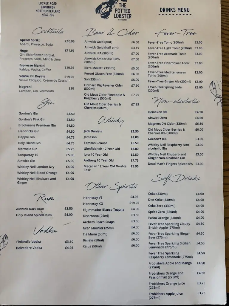 Menu_The Potted Lobster - Bamburgh_Bamburgh_image_3