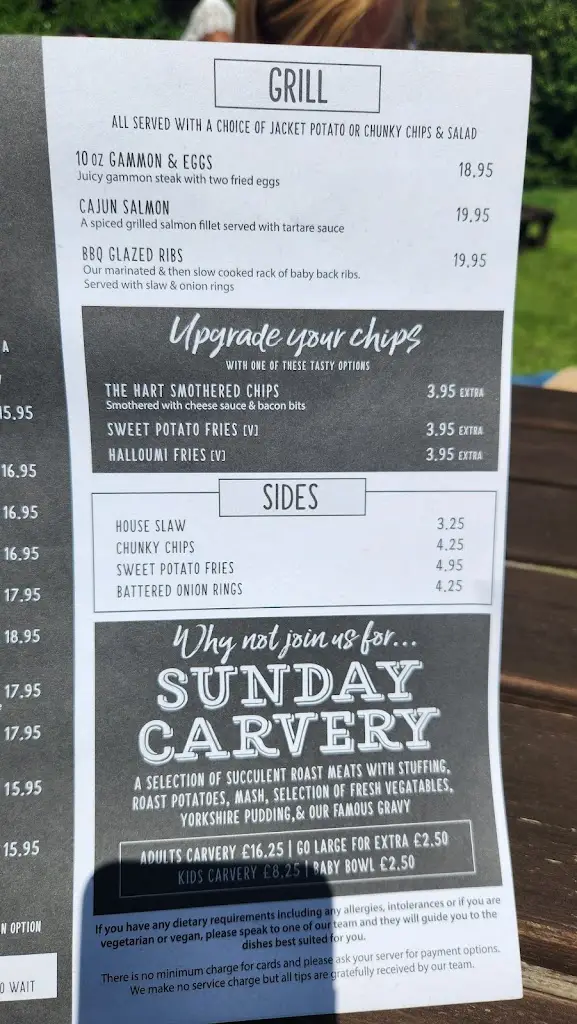 Menu_The White Hart_Hopton on Sea_image_4