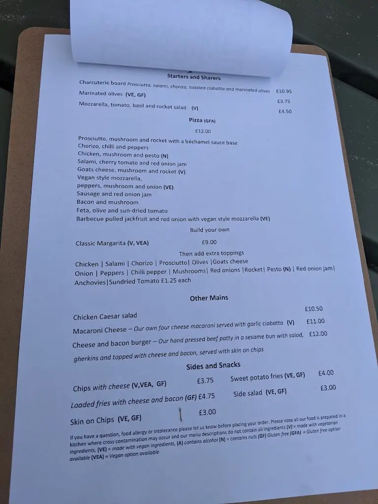 Menü_Pear Tree Inn_Hook Norton_Bild_1