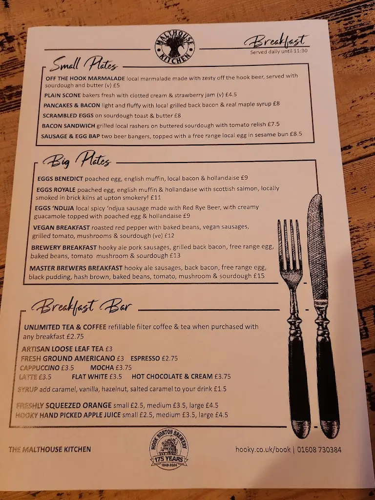 Menu_Hook Norton Brewery_Hook Norton_image_2