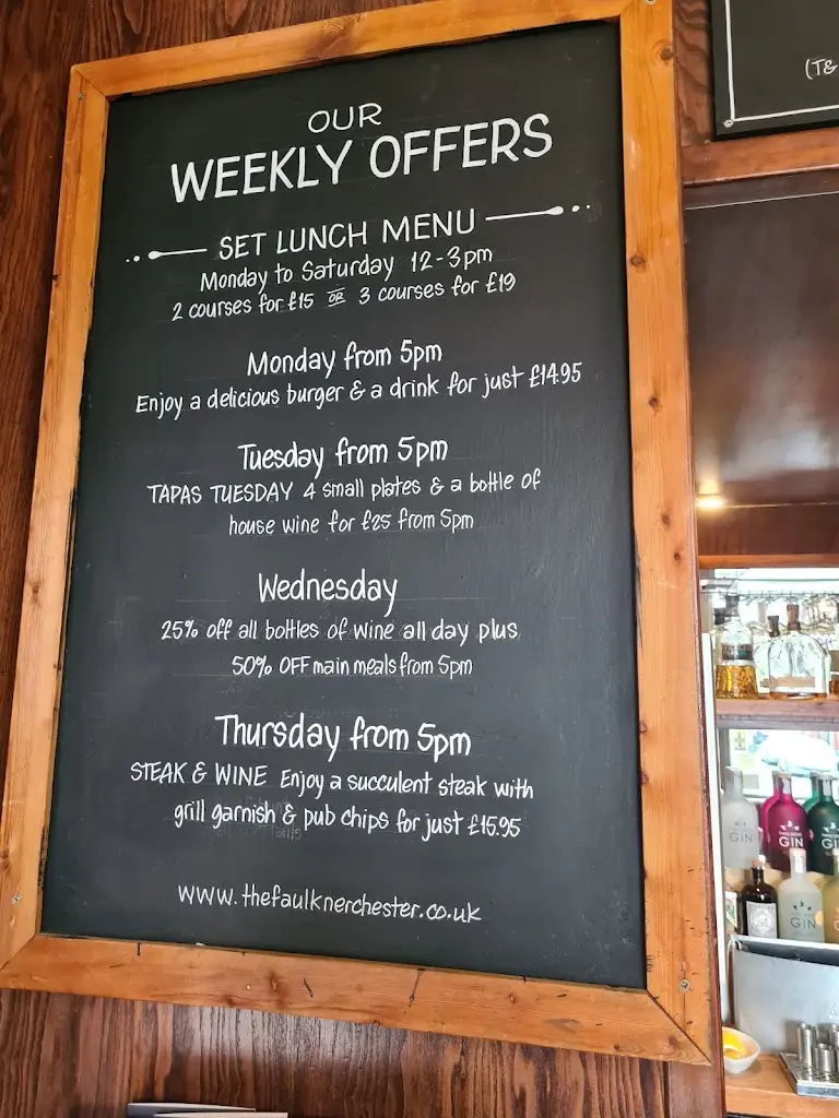 Menu_The Faulkner Pub, Bar & Restaurant_Hoole_image_2