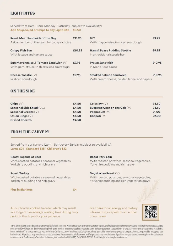 Menu_The Bamburgh Castle Inn_Bamburgh_image_2