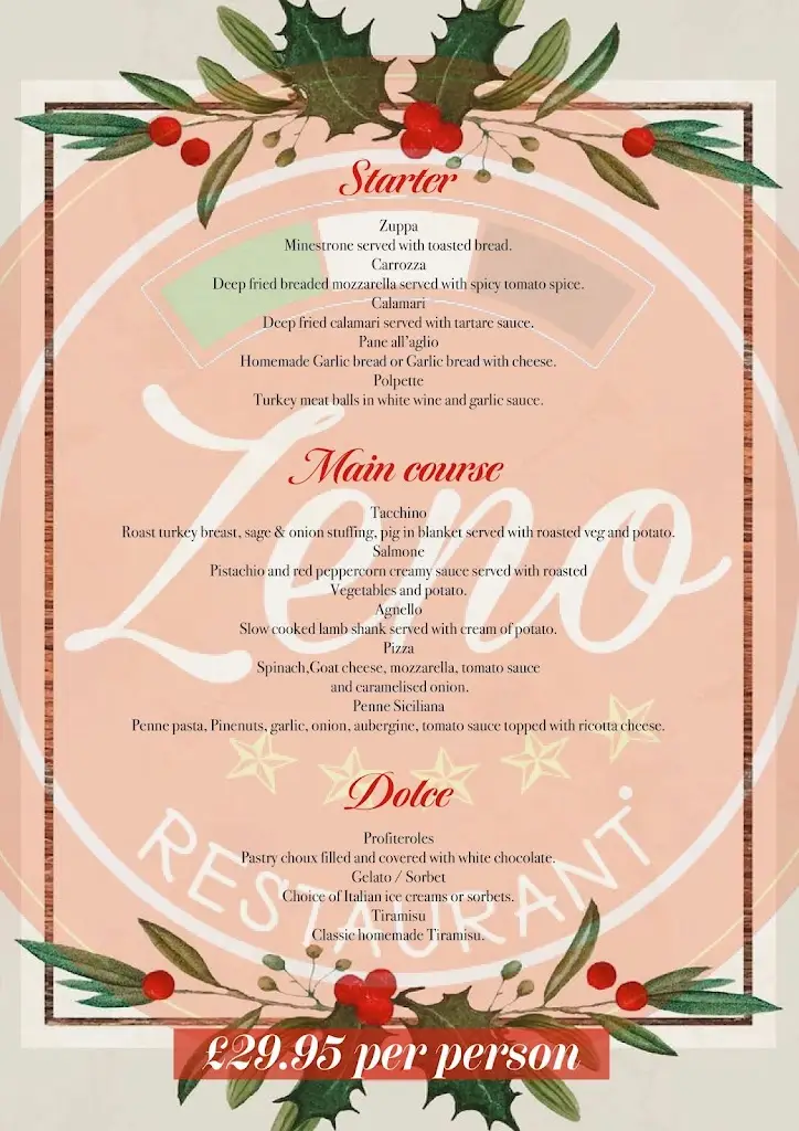 Menu_Zeno italian restaurant_Horley_image_3