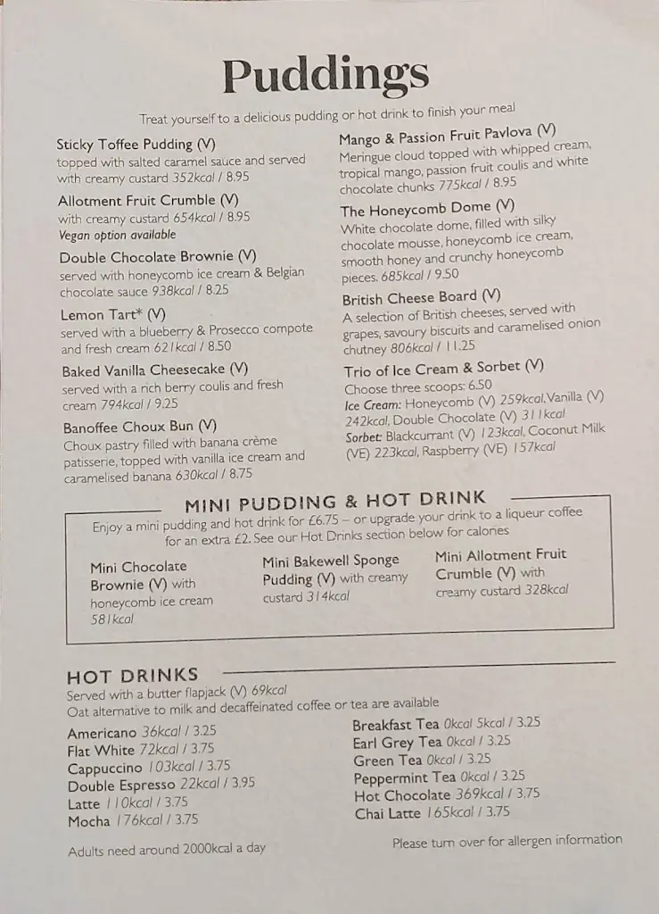 Menu_Ye Olde Six Bells_Horley_image_1