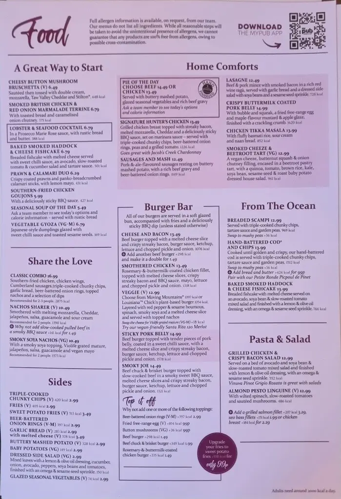 Menu_The New Inn_Horning_image_3