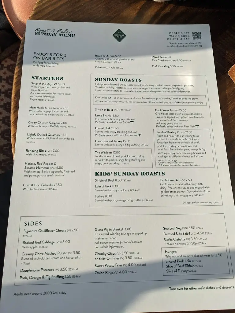 Menu_The New Inn_Horning_image_4