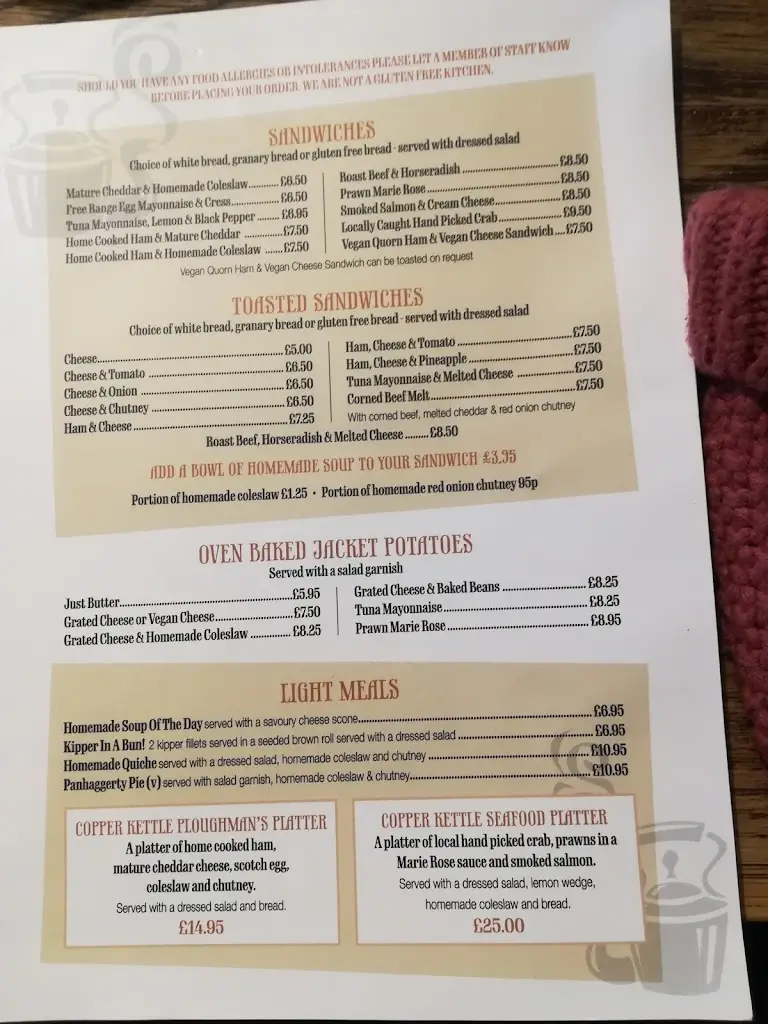 Menu_The Copper Kettle Tea Rooms_Bamburgh_image_2