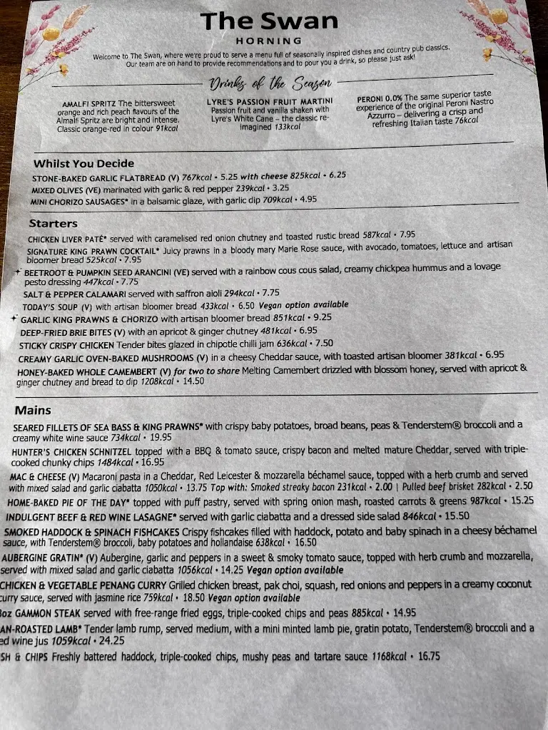 Menu_The Swan Inn_Horning_image_4