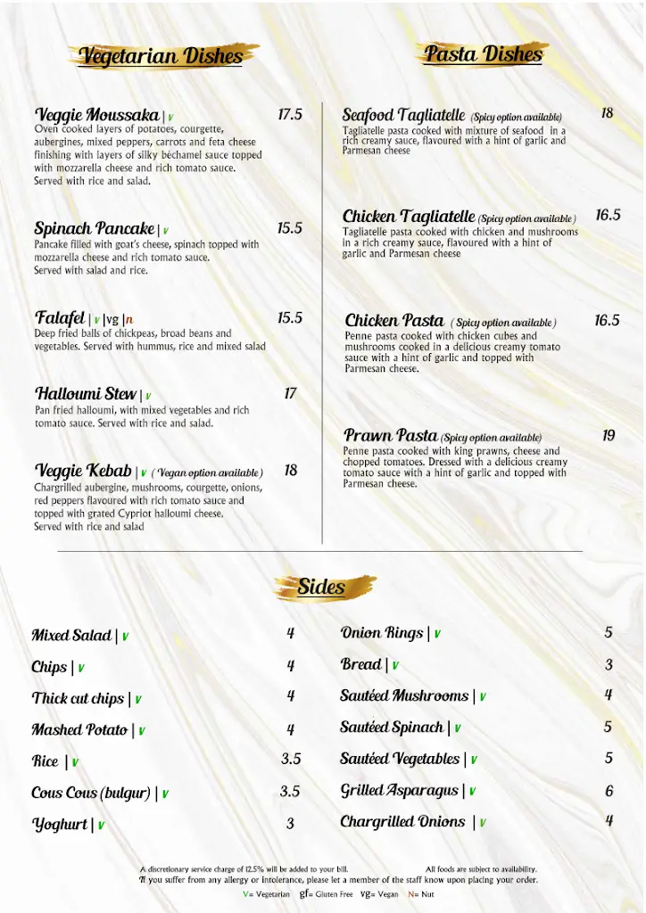 Menu_Sortie Grill & Bar_Hornchurch_image_2