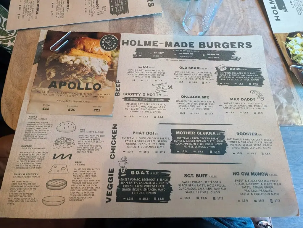 Menu_Lou & Joe's Burger Company_Holmfirth_image_1