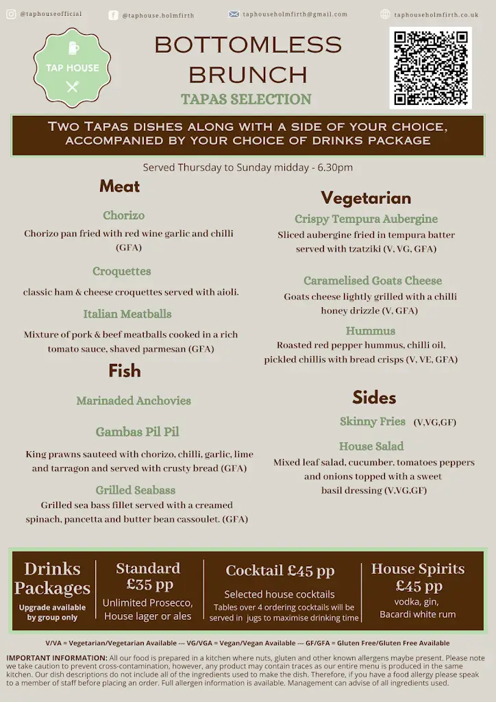 Menu_Tap House Bar & Bistro_Holmfirth_image_1