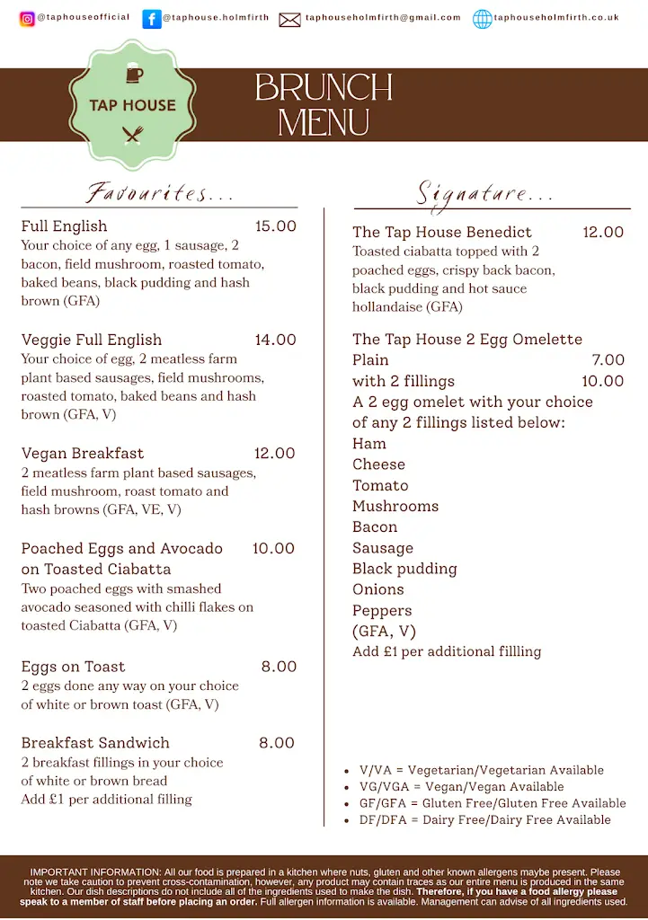 Menu_Tap House Bar & Bistro_Holmfirth_image_2