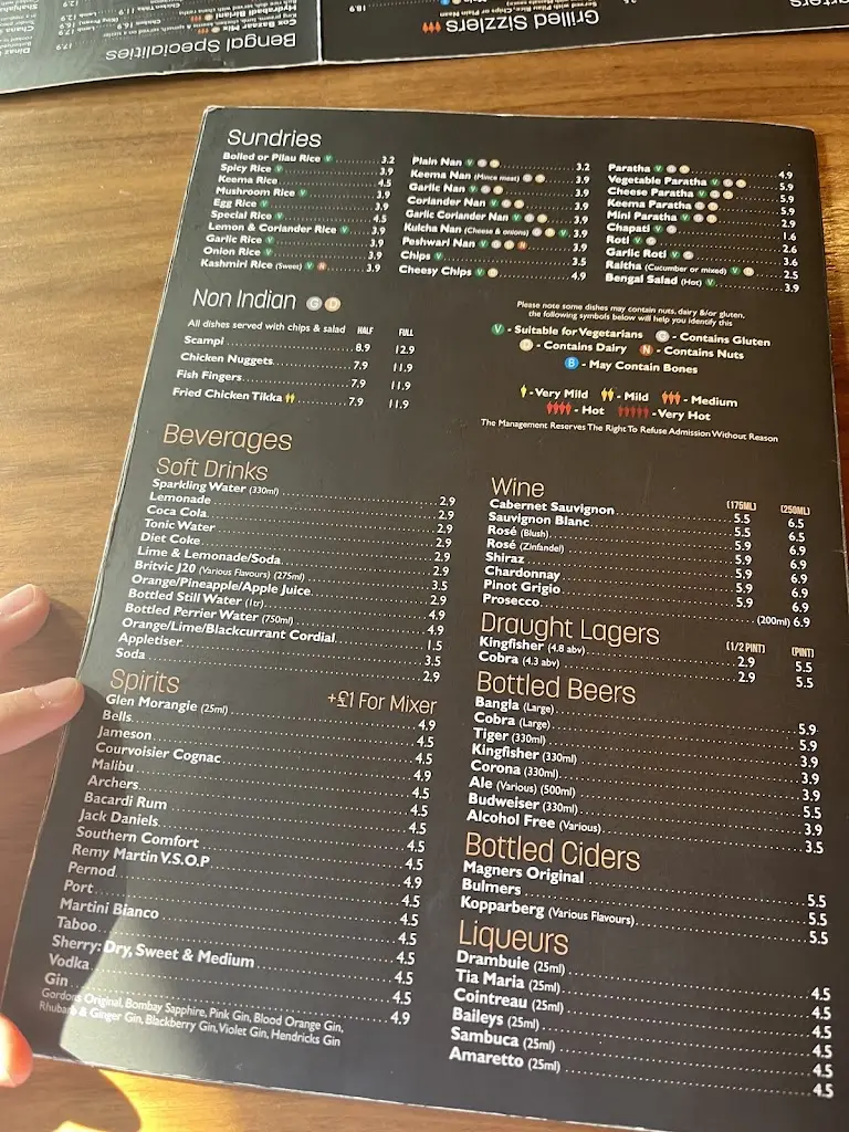 Menu_Bengal Spice_Holmfirth_image_2