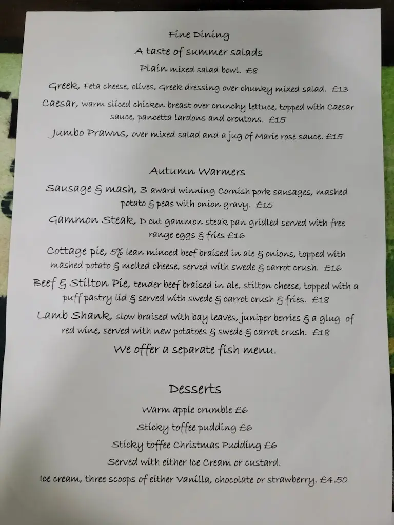 Menu_The London Inn_Horrabridge_image_1