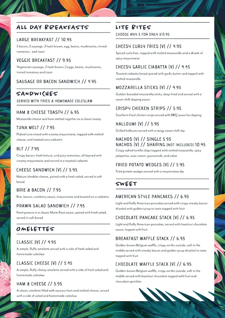 Menu_The Lounge_Hornsea_image_1