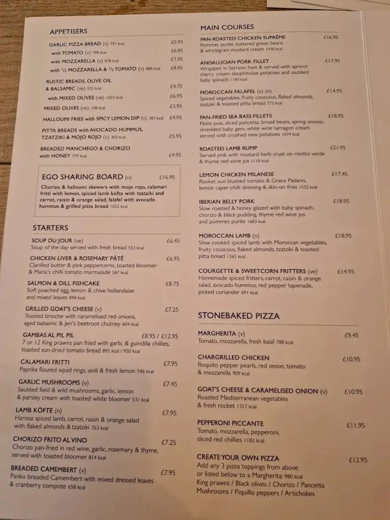 Menu_Ego at The Bull's Head, Horbury_Horbury_image_1