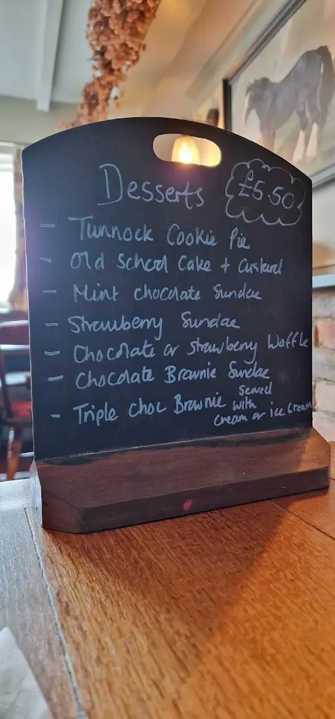 Menu_Old Black Horse Inn_Houghton on the Hill_image_2