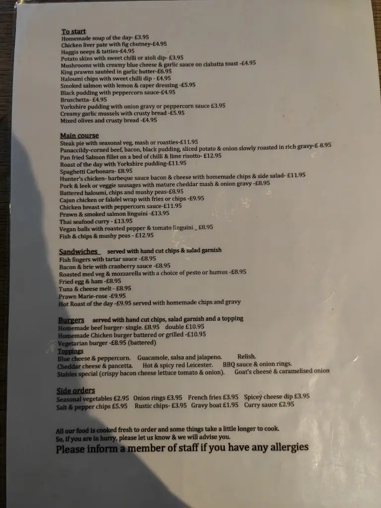 Menu_The Stables Pub & Eatery_Houghton-Le-Spring_image_1