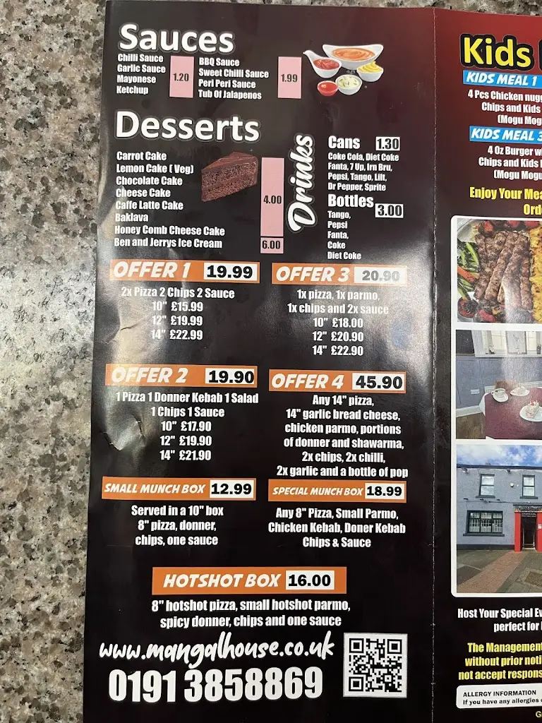 Menu_Mangal House_Houghton-Le-Spring_image_3