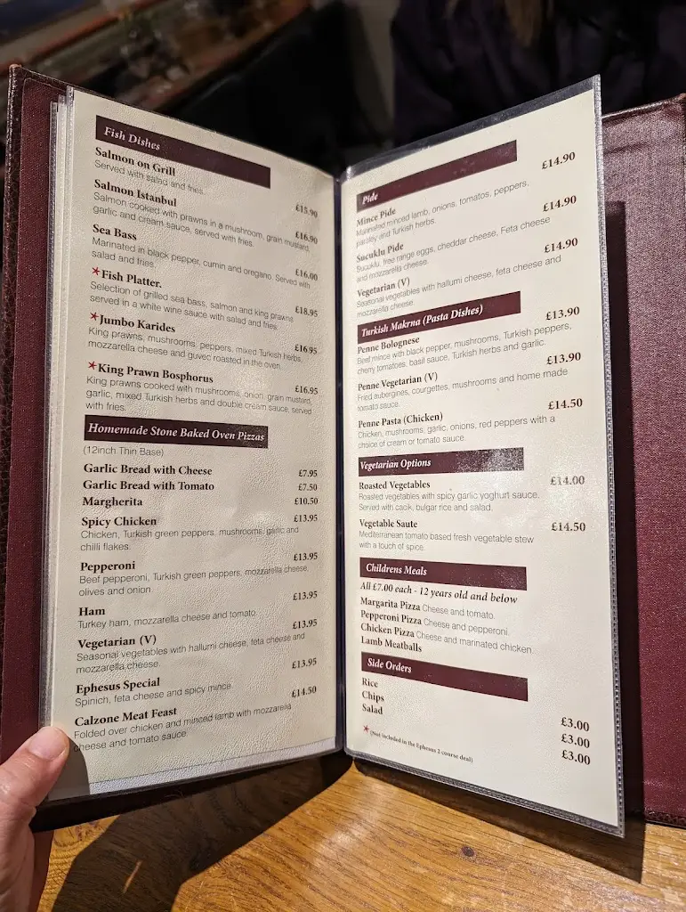 Menu_The Ephesus Restaurant_Huddersfield_image_3